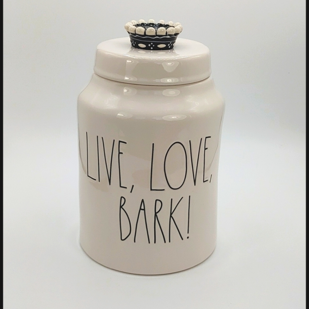Rae Dunn Live, Love, Bark Canister